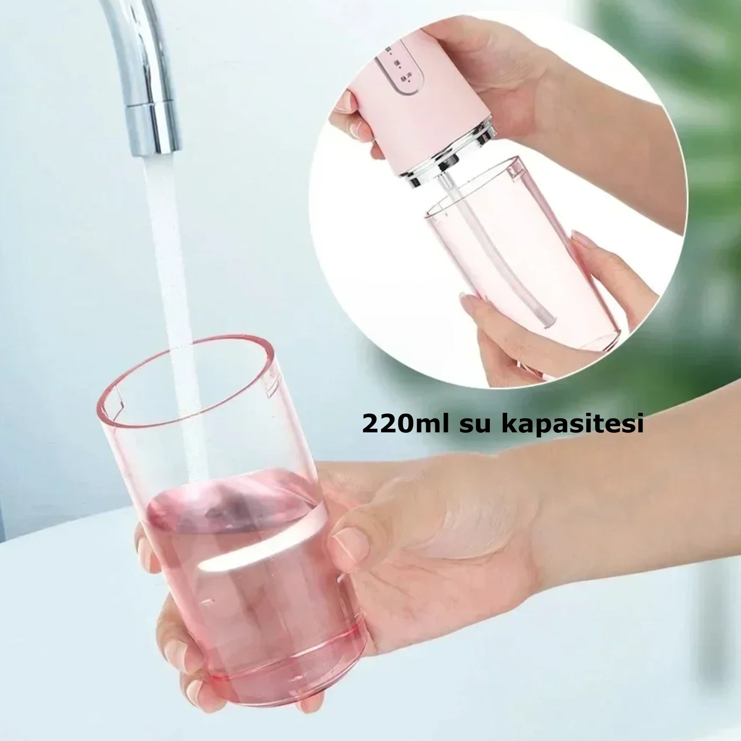 SmartFloss Taşınabilir Şarjlı Diş Duşu