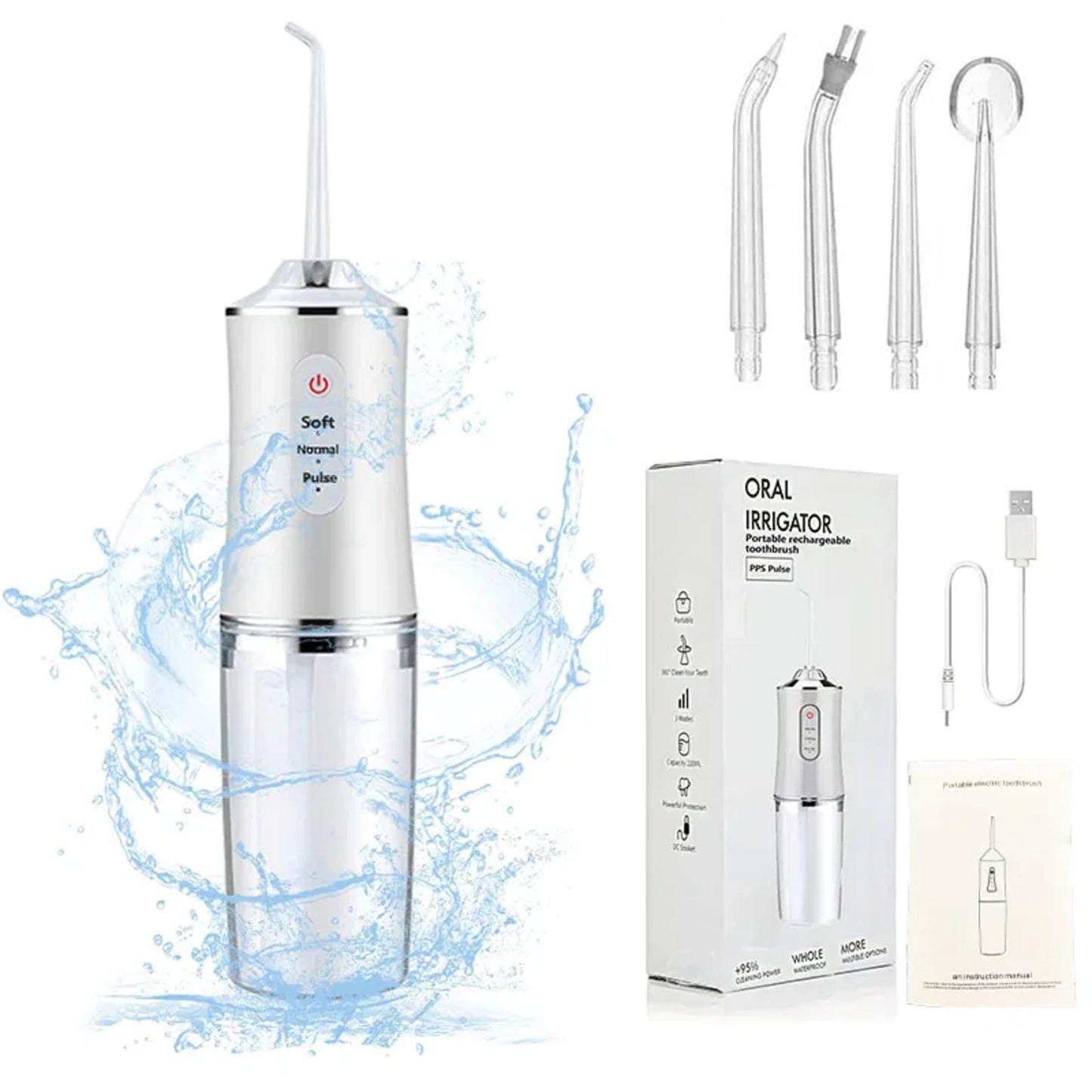 SmartFloss Taşınabilir Şarjlı Diş Duşu