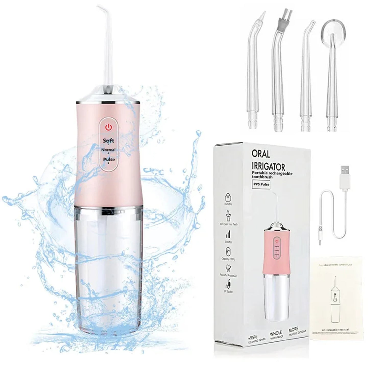 SmartFloss Taşınabilir Şarjlı Diş Duşu
